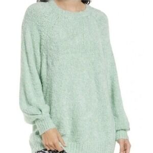 Topshop Boucle Knit Oversized Sweater